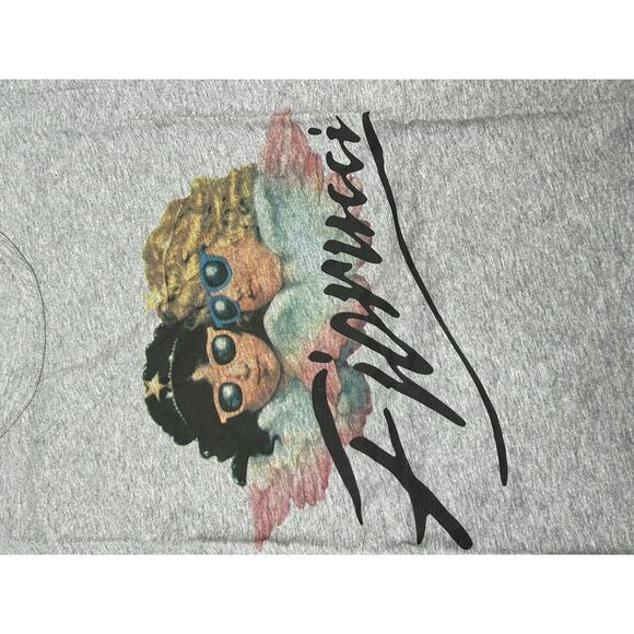 NWT FIORUCCI Classic Angels Gray Long Sleeve T-Shirt Tee Cherub Size XL - Picture 2 of 9